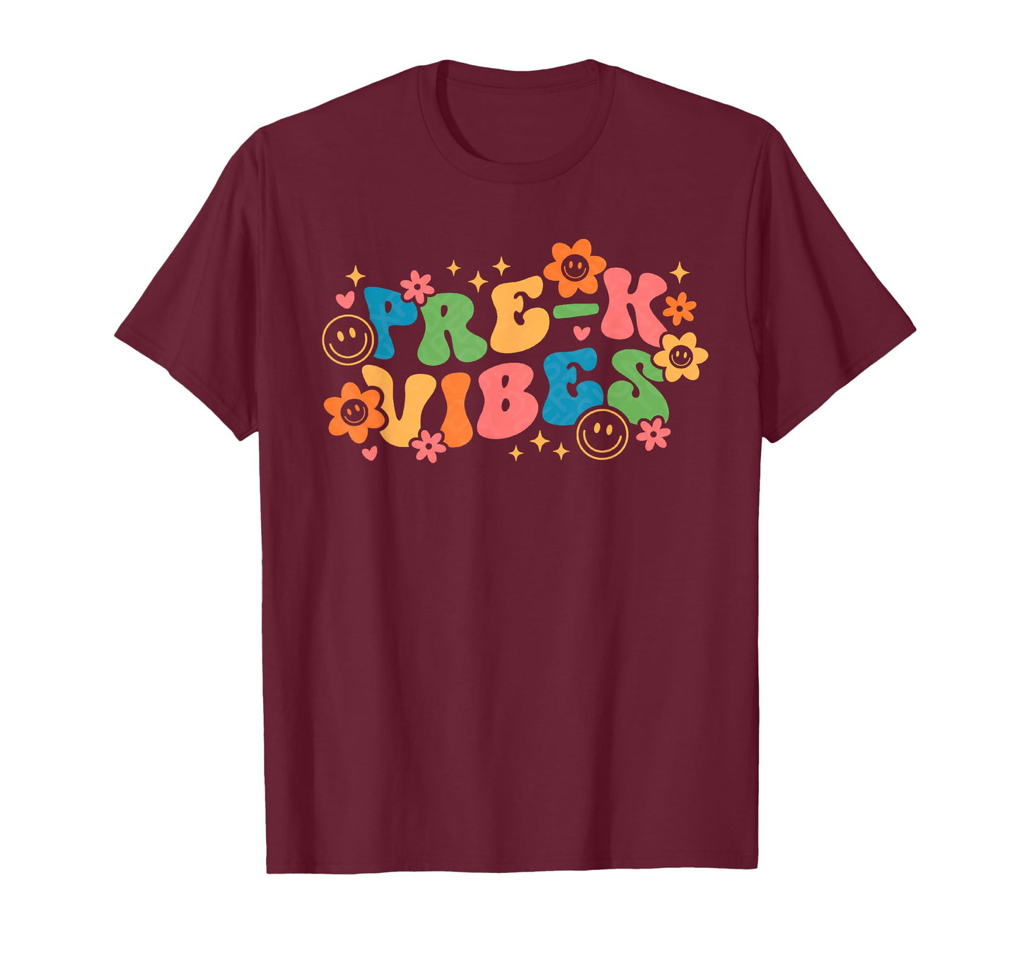 Retro Groovy Shirt Pre-k Vibes School Teacher Student Prek T-Shirt