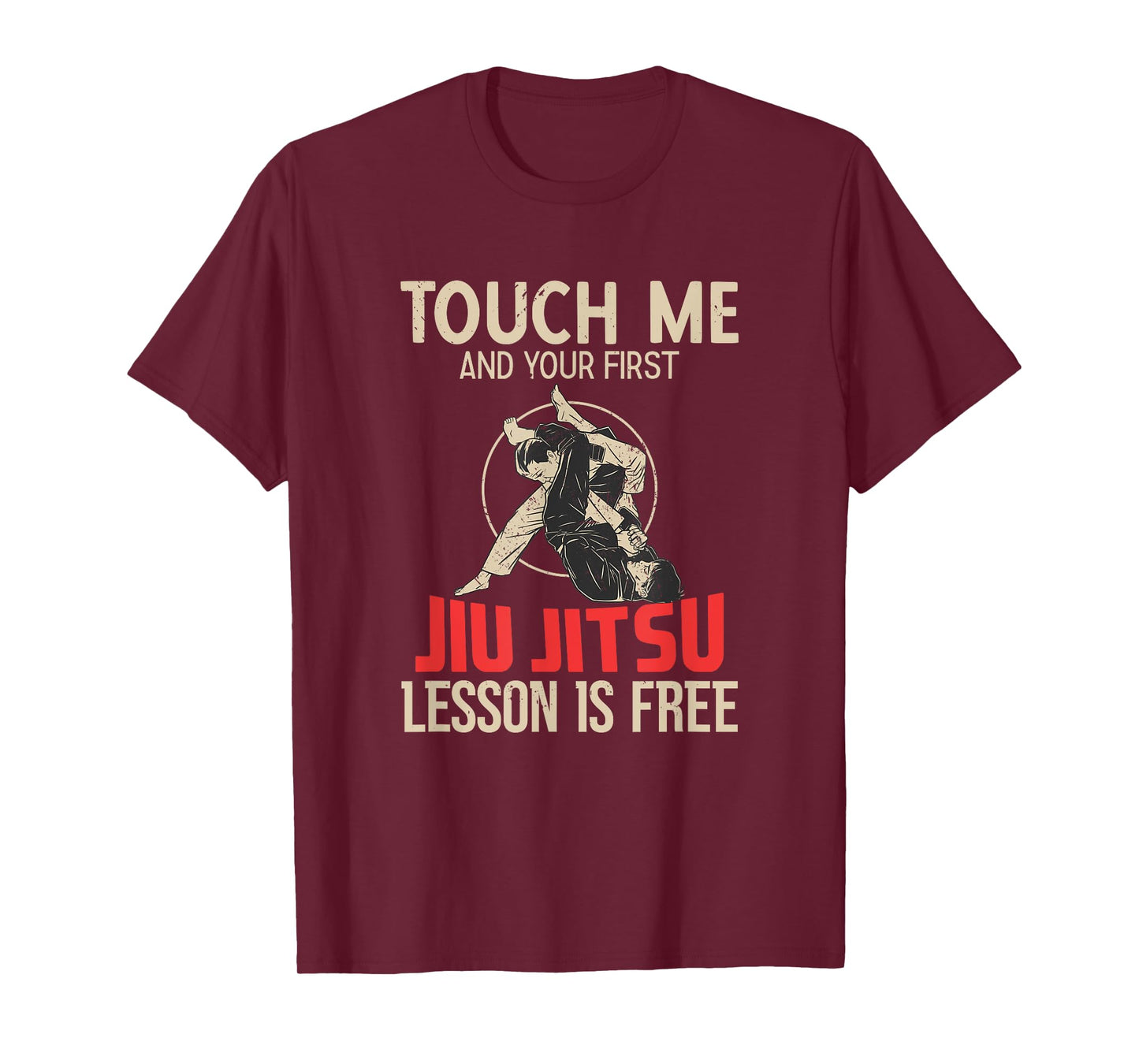 Jiu-Jitsu Martial Arts Clothes Jiu-Jitsu Sayings T-Shirt - Unisex-Adults, Black, Small, Short Sleeve, T-Shirt