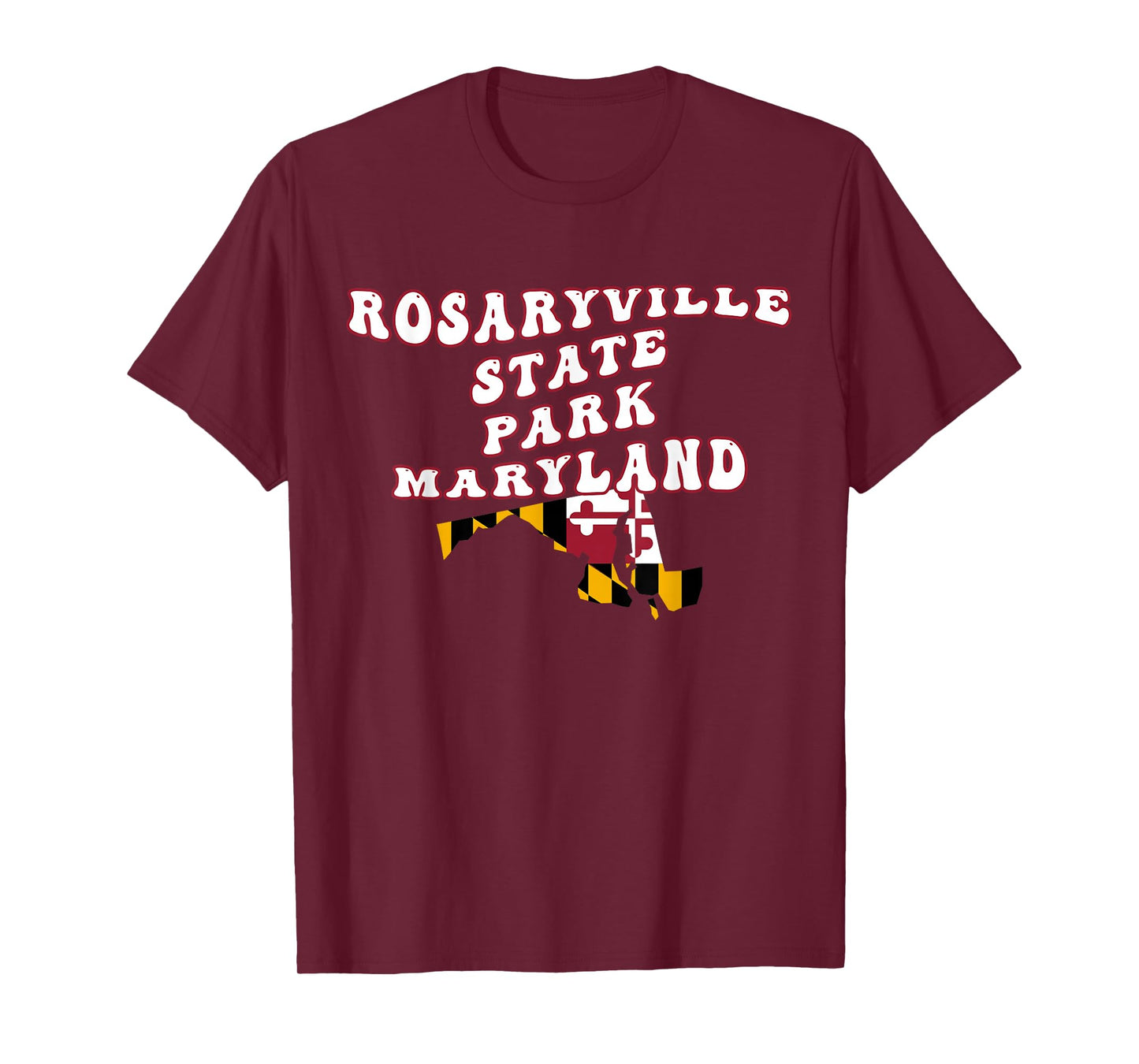 Rosaryville State Park Maryland MD Flag Vacation Souvenir T-Shirt
