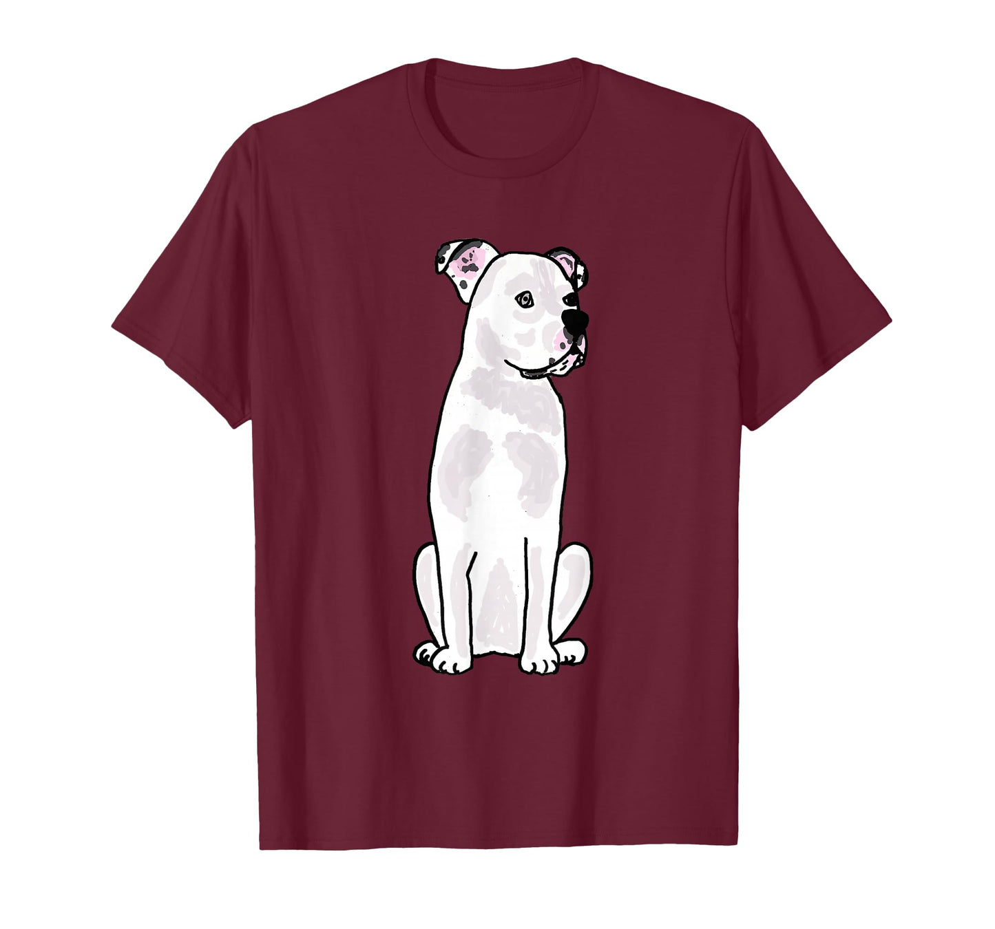 Smiletodaytees Cool White American Bulldog T-shirt T-Shirt