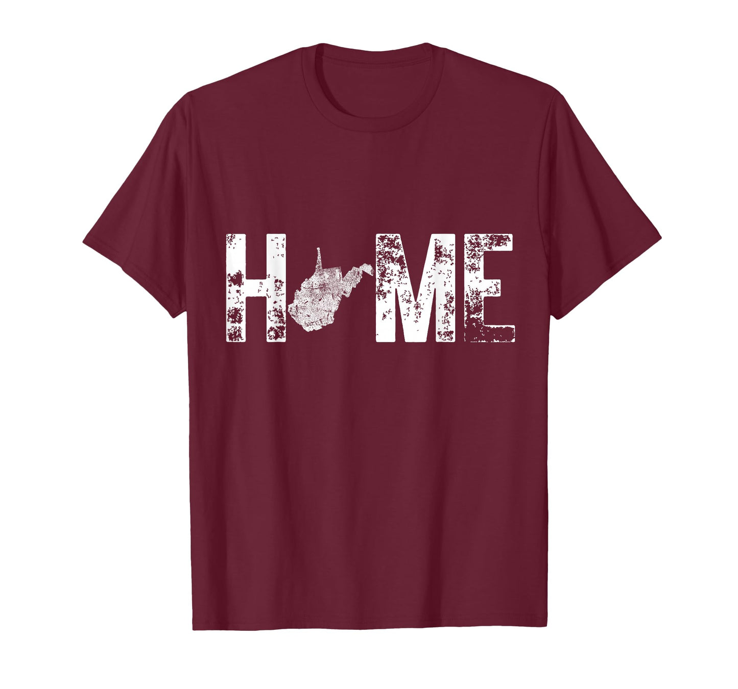 West Virginia Map Home WV Vintage T-Shirt