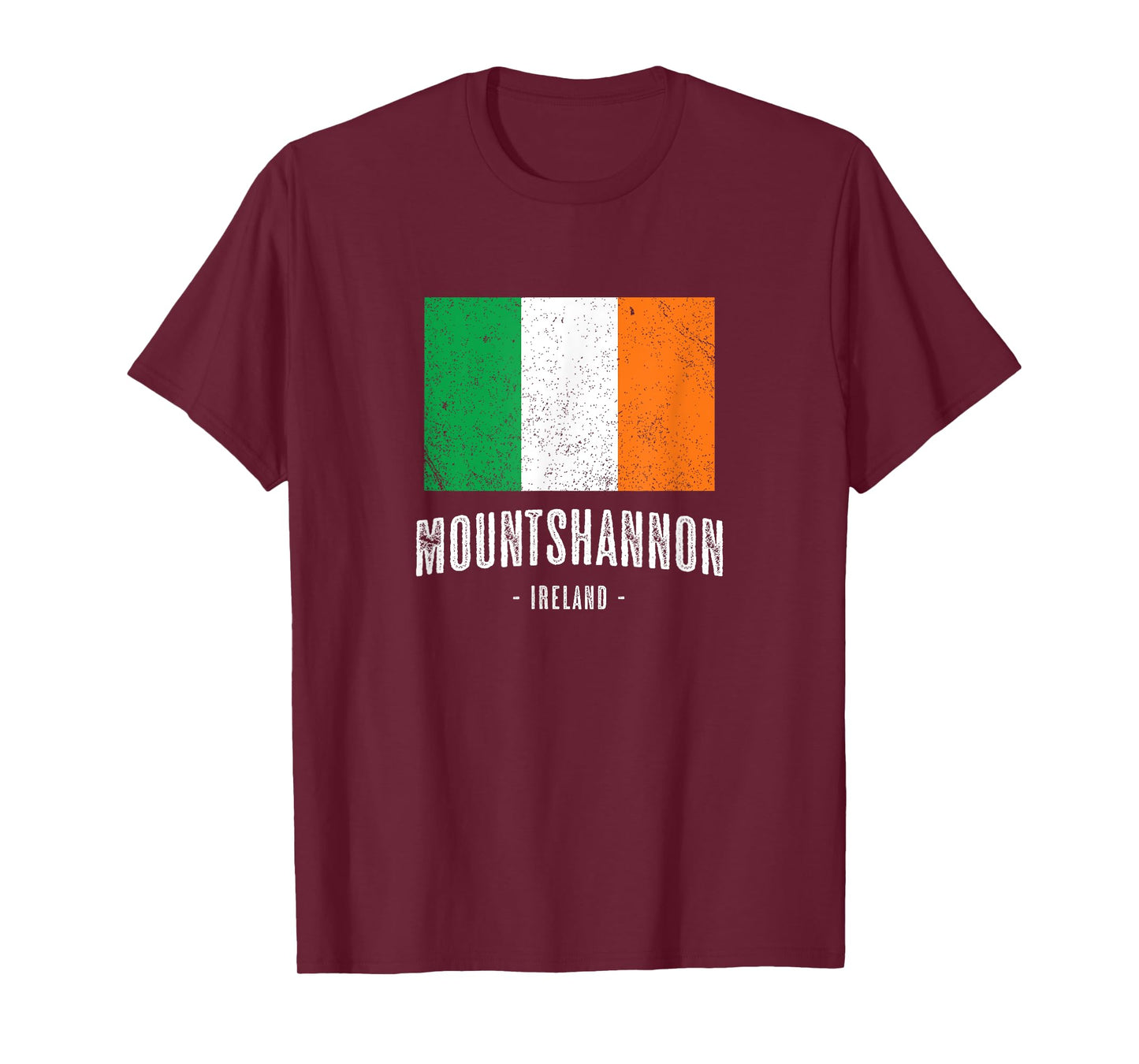 City of MOUNTSHANNON Ireland | Men Women Kids - Irish Flag - T-Shirt