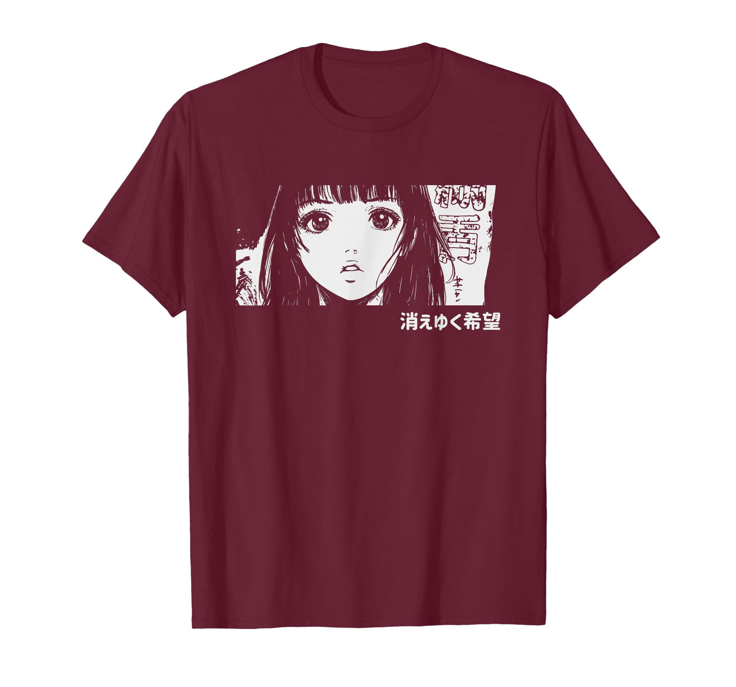 Anime Girl Eyes Japanese Manga Kawaii Otaku Art Fans T-Shirt