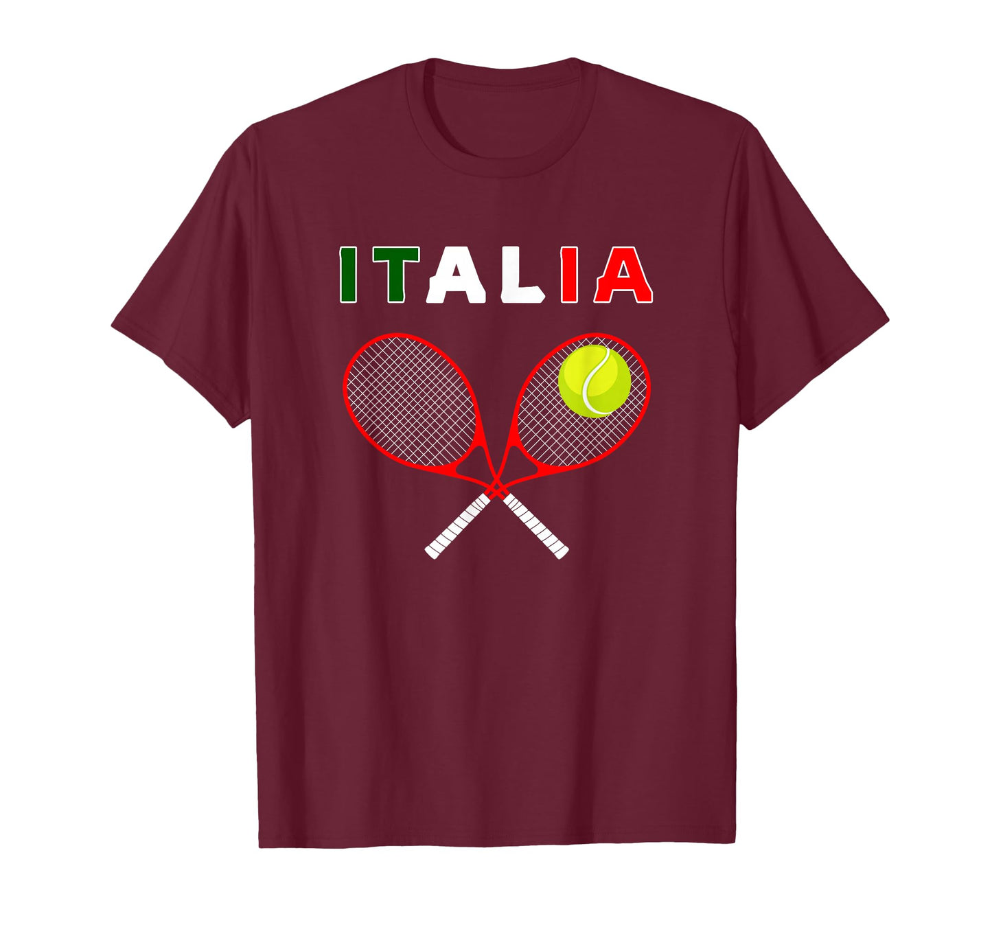 Italy Tennis Graphics / Country Italia Flag Pride T-Shirt