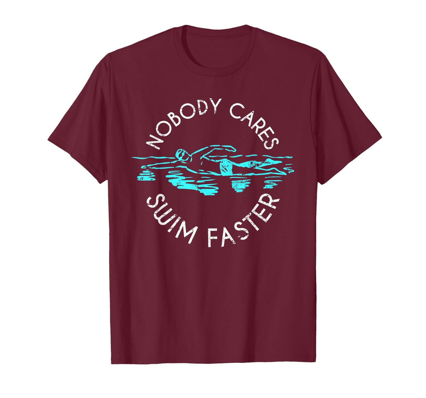Interested in nobody swim faster fun swimming T-Shirt