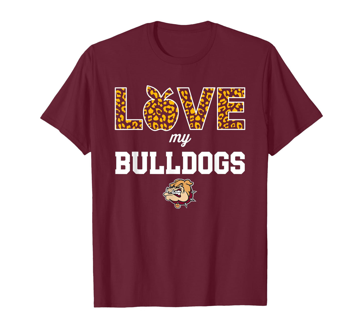 Stow-Munroe Falls Bulldogs Logo Love My Team HS T-Shirt