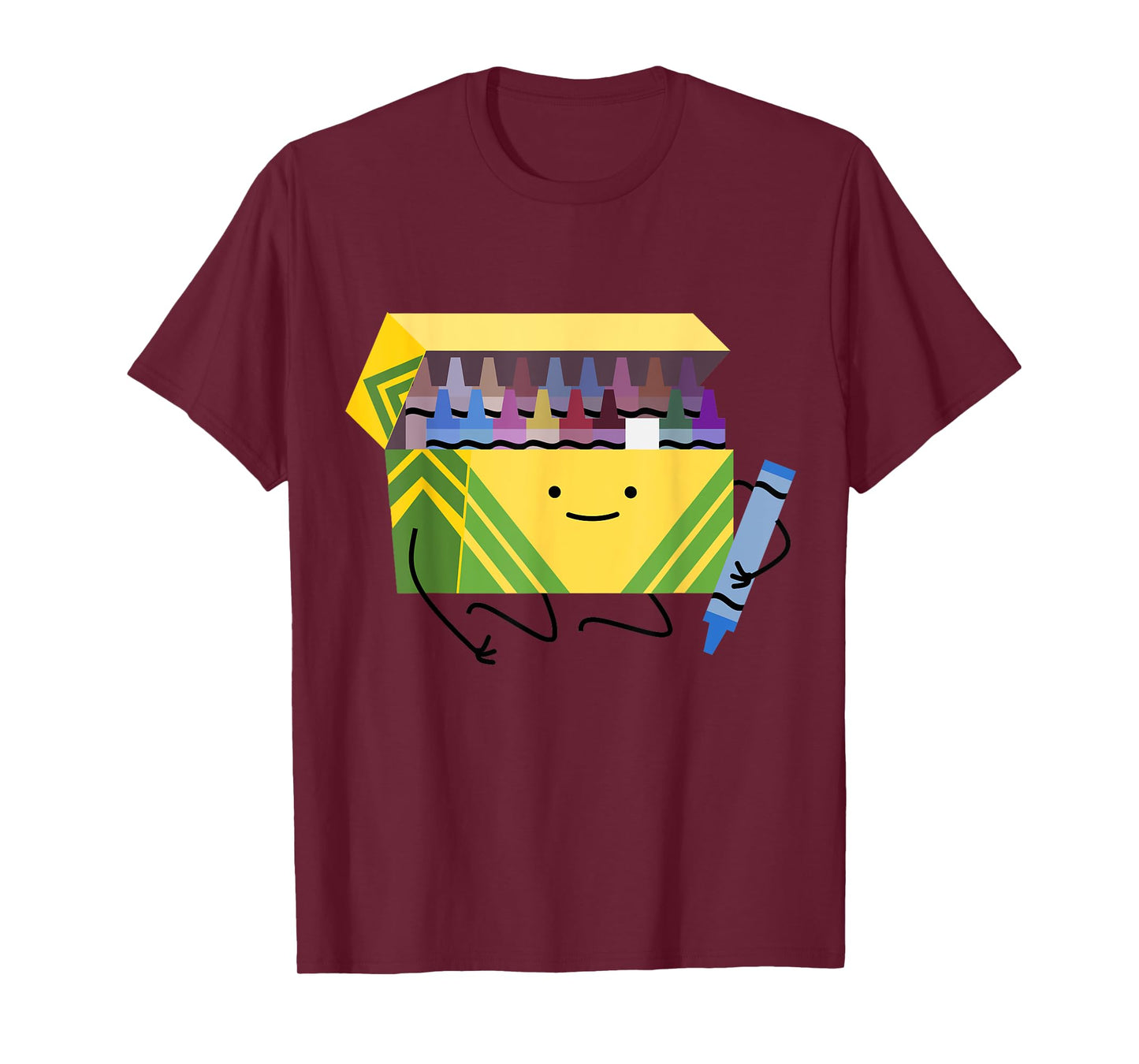 Funny Good Boys Crayon Box Smile Teacher Gift T-Shirt