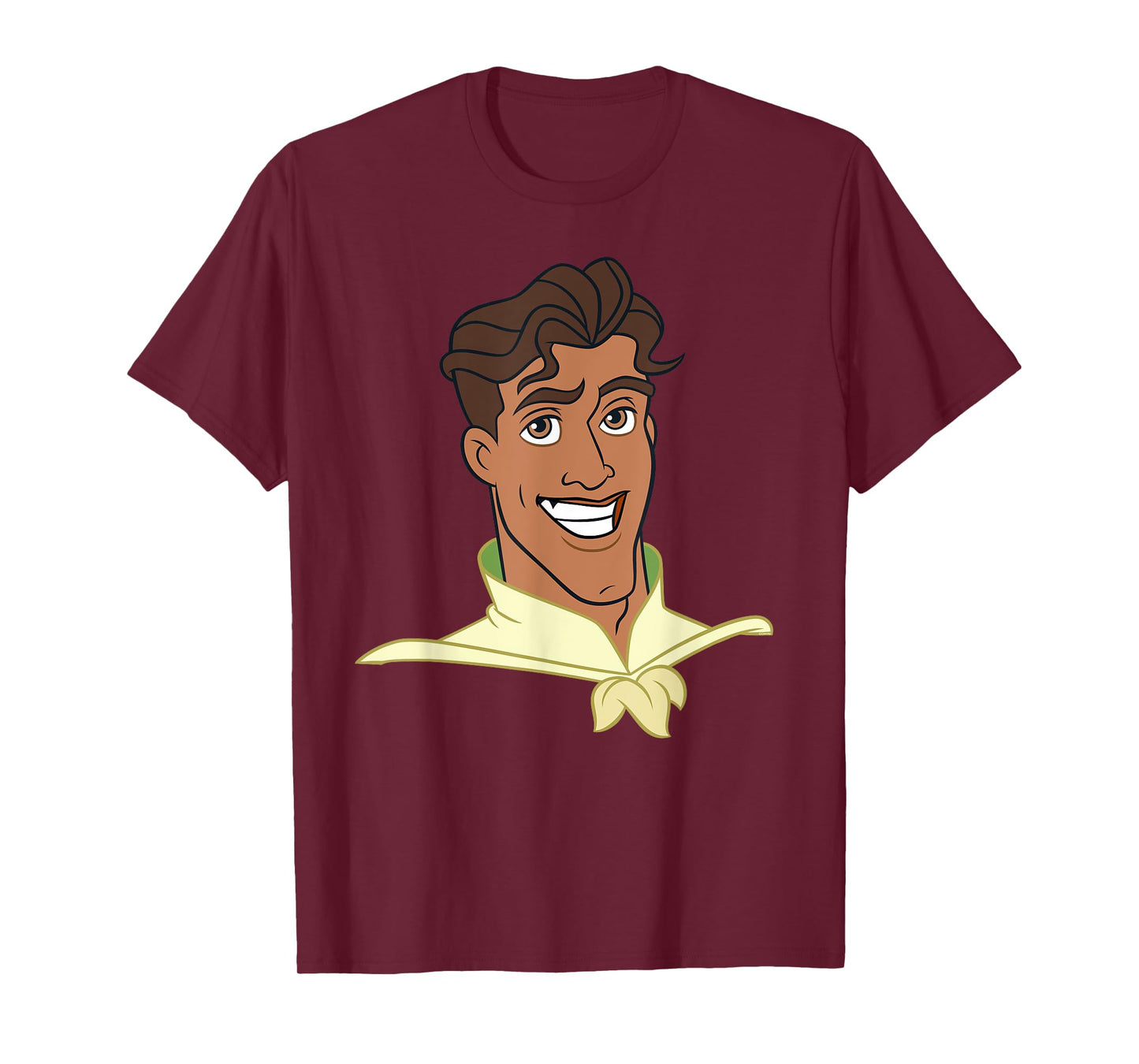 Disney Princess and the Frog Prince Naveen Big Face Costume T-Shirt