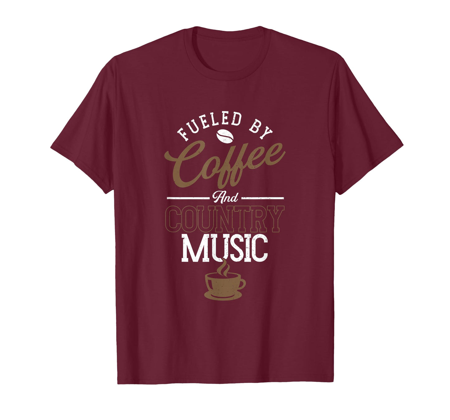 Fueled By Coffee And Country Music | Line Dancing T-Shirt