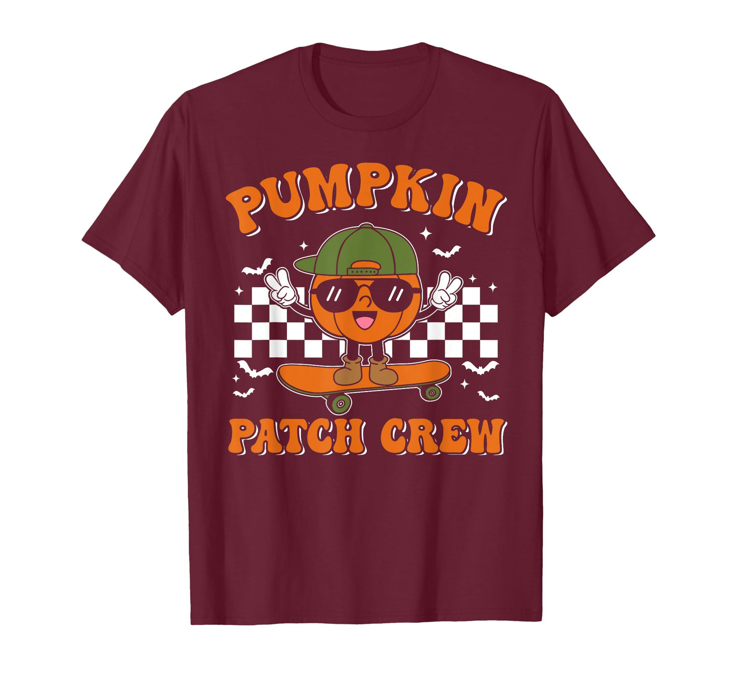 Groovy Pumpkin Patch Crew Pumpkin Patch Crew Fall Halloween T-Shirt
