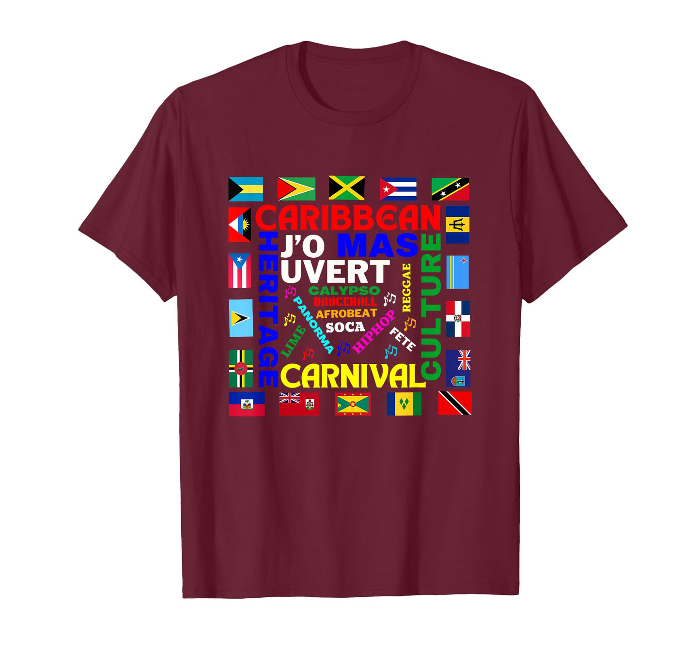 Caribbean Caribana Toronto Soca Reggae Dances of Islands T-Shirt
