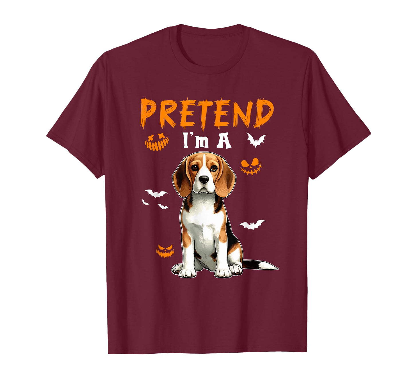 Pretend I'm A Beagle Halloween Costume Owner Kids Family T-Shirt
