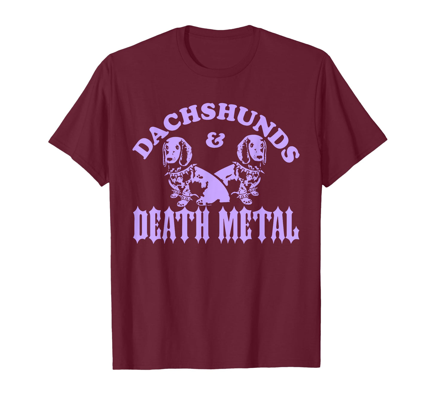 Dachshunds And Death Metal - Heavy Metal Music Lovers Dogs T-Shirt