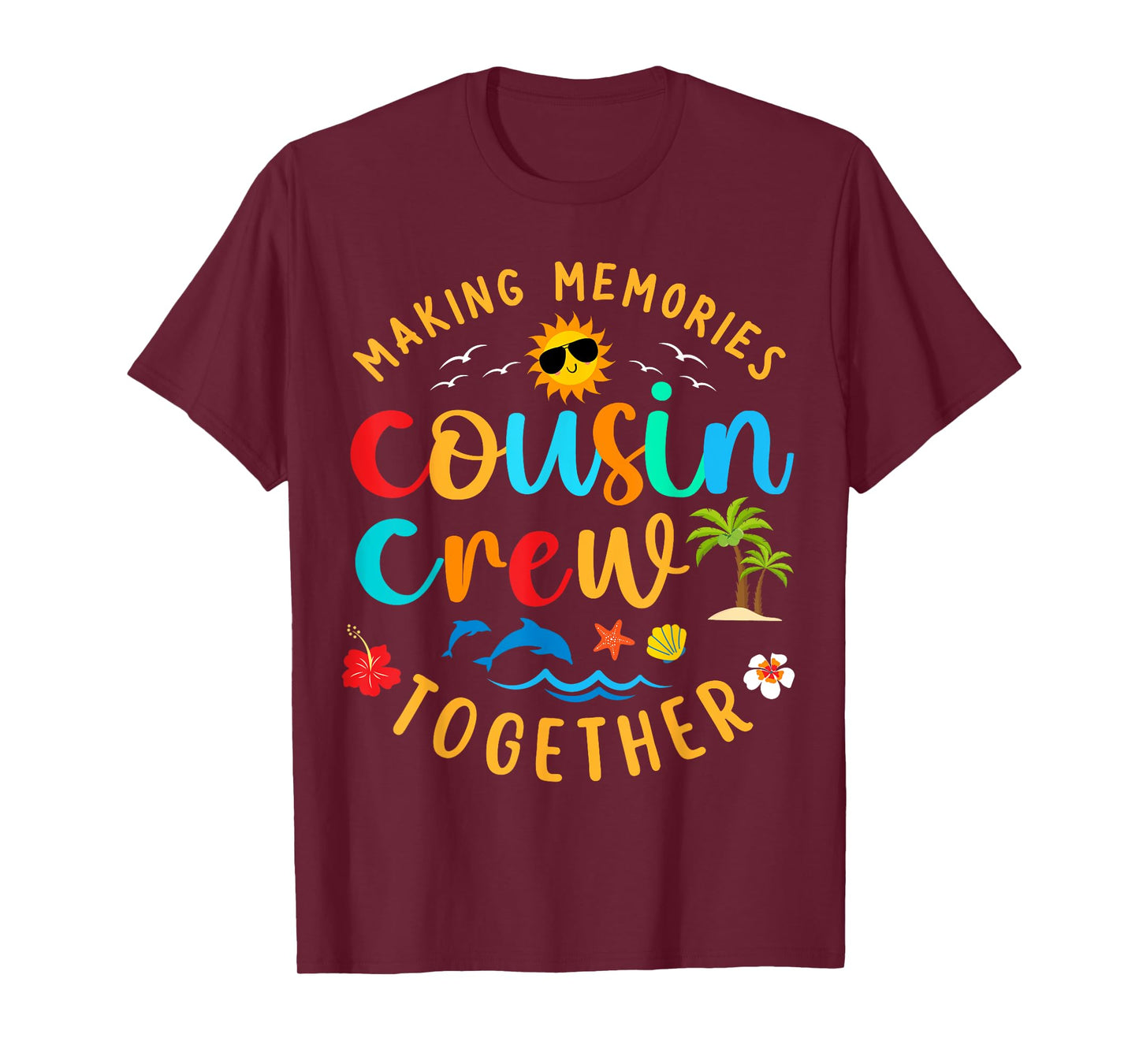 Cousin crew 2025 Summer Vacation Beach Family Trip Matching T-Shirt