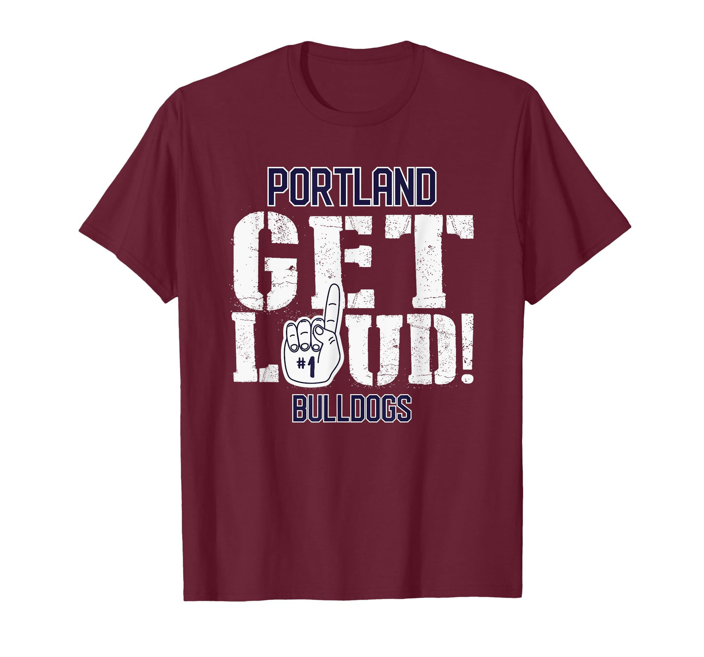 Portland High School GET LOUD Bulldogs T-Shirt