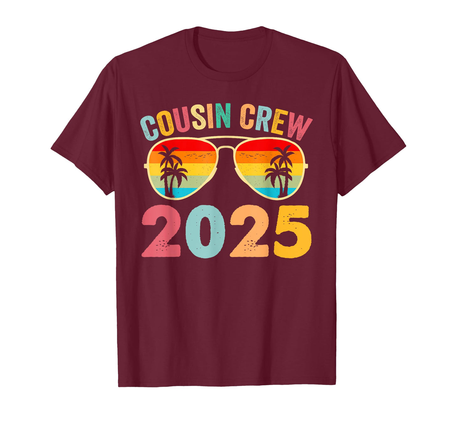 Cousin Crew 2025 Summer Vacation Beach Family Trip Matching T-Shirt