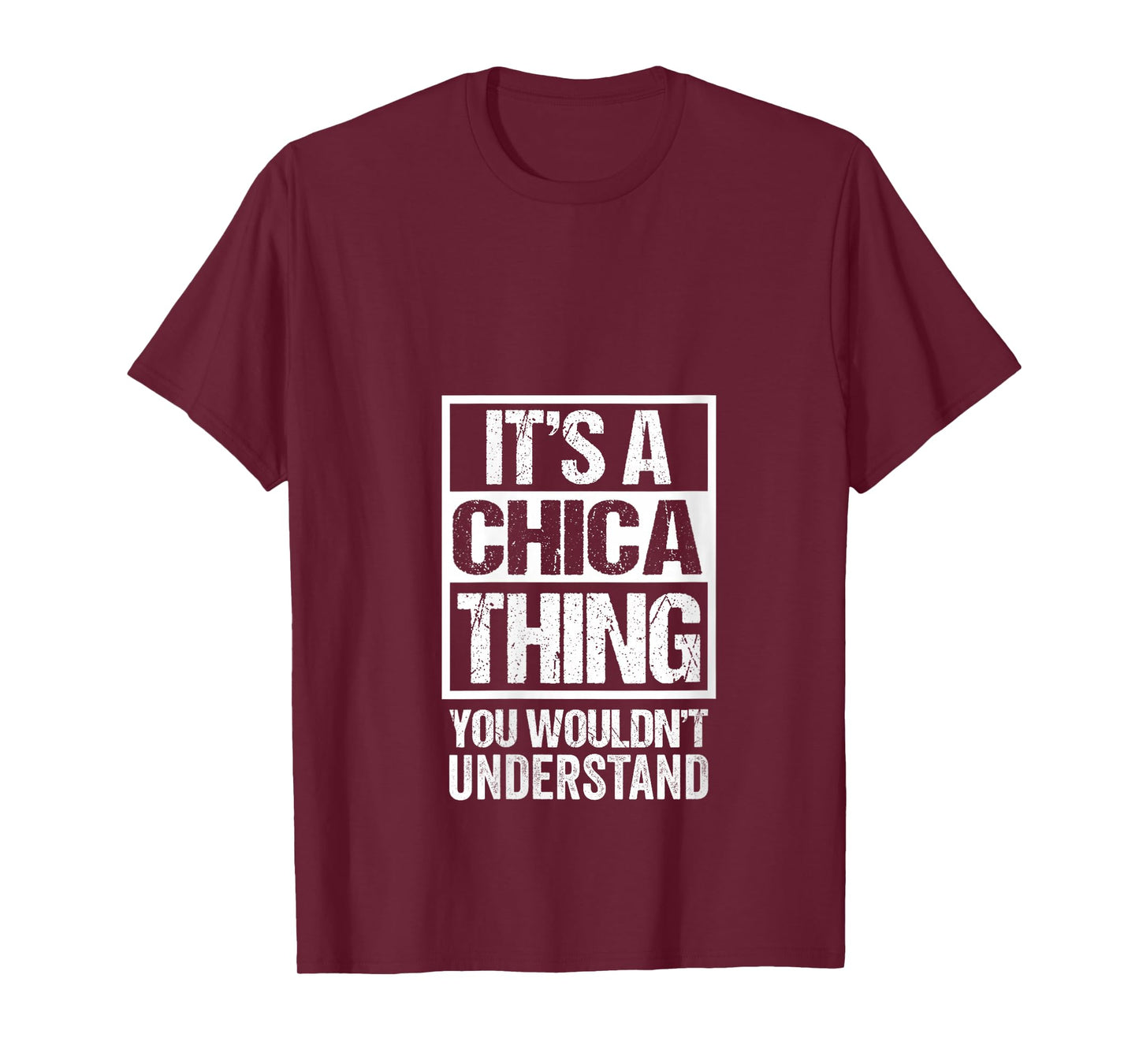 Womens It's A Chica Thing You Wouldn't Understand V-Neck T-Shirt