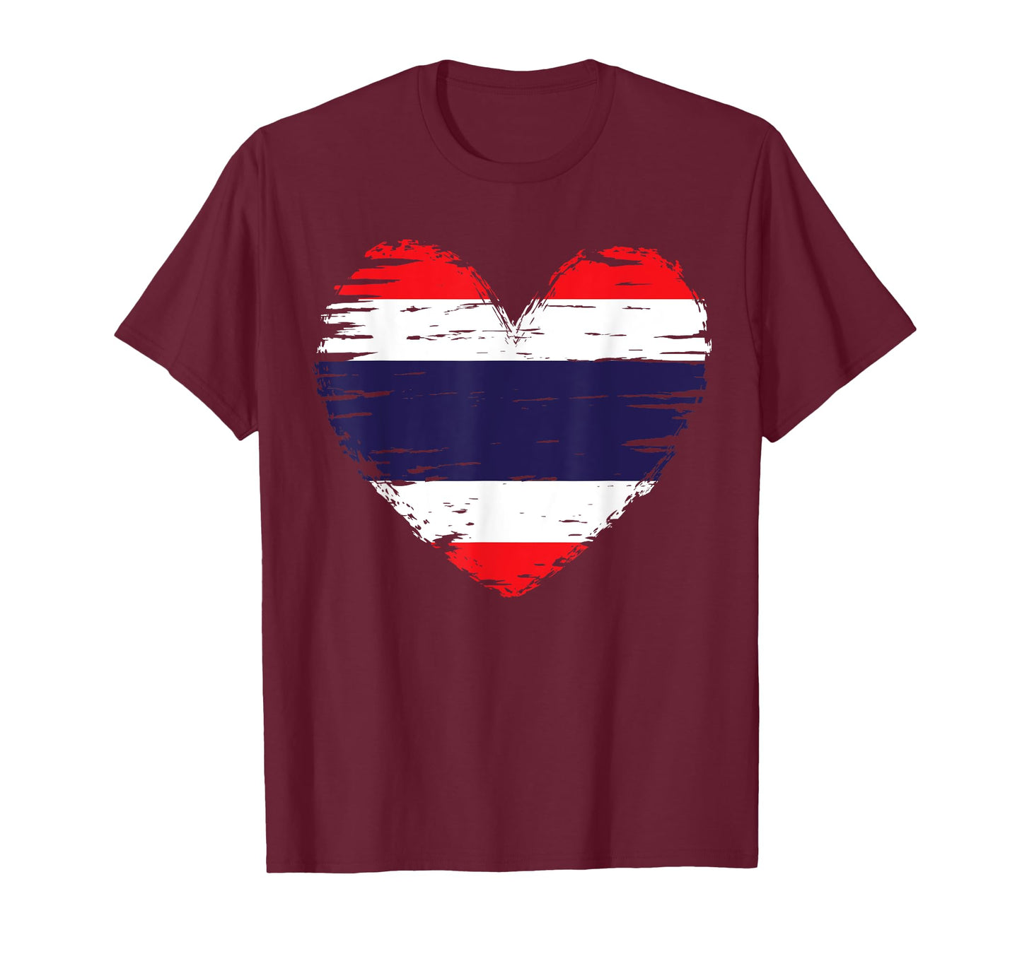 Thailand Heart Outfit - Thailand Heart Flag I love Thailand T-Shirt