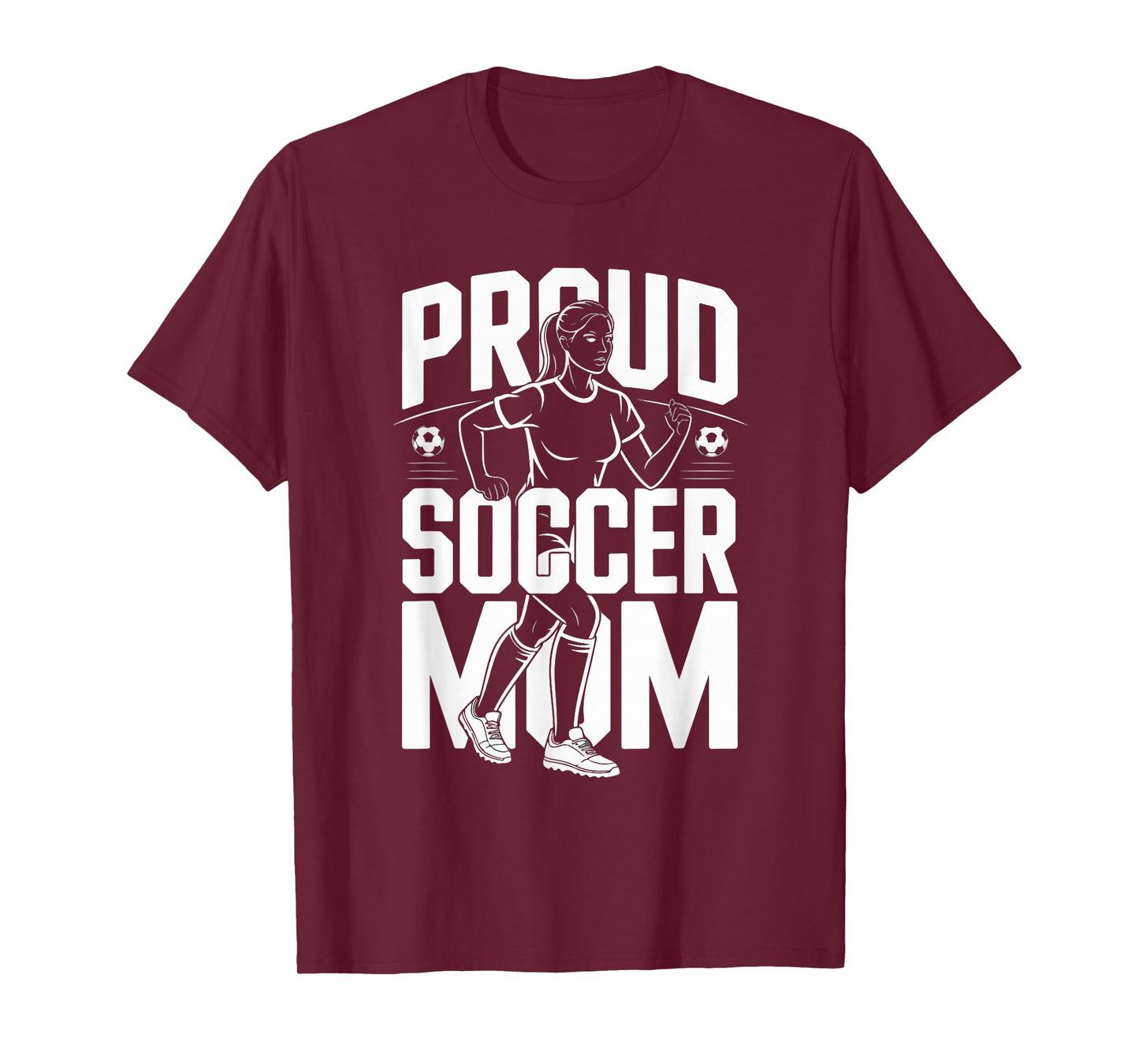 Proud Soccer Mom Retro Sunset Vibes T-Shirt