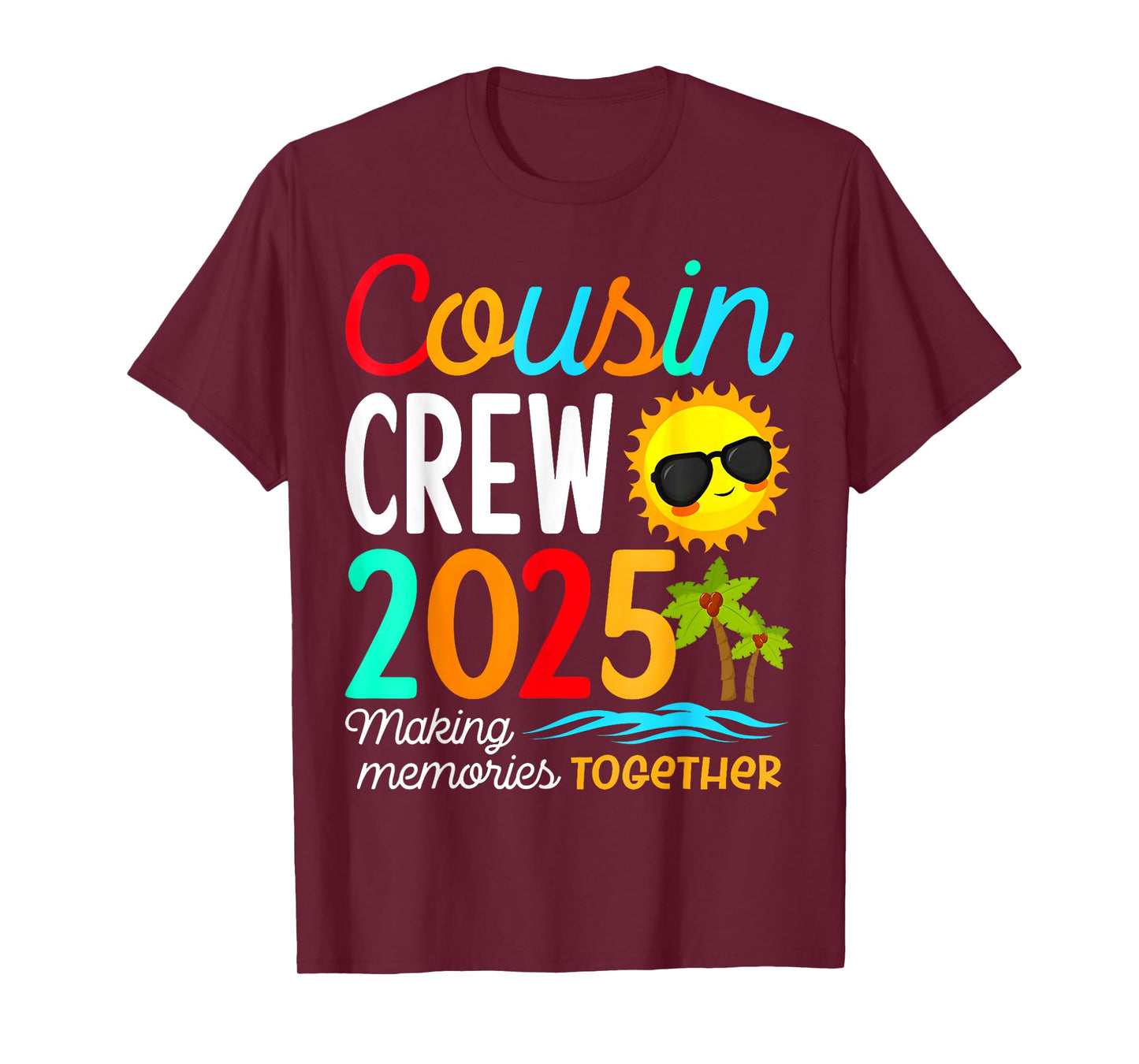 Cousin crew 2025 Summer Vacation Beach Family Trips Matching T-Shirt