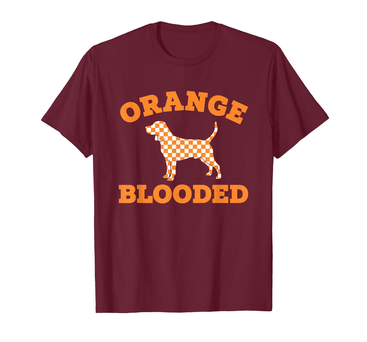 Orange Blooded Tennessee Coonhound Home TN State Pride T-Shirt