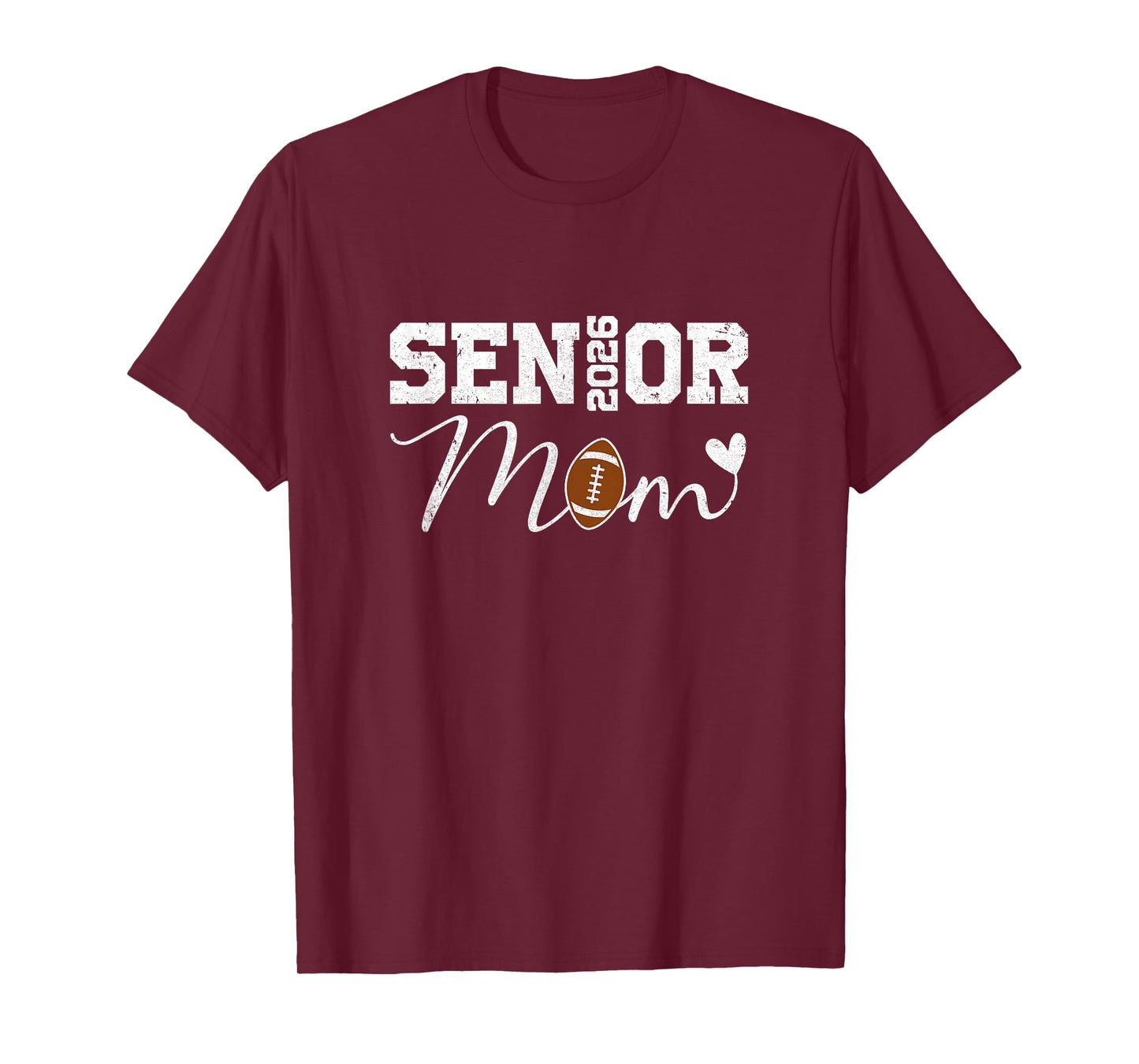 Senior Mom 2026 Football Mommy Class of 2026 Graduation T-Shirt