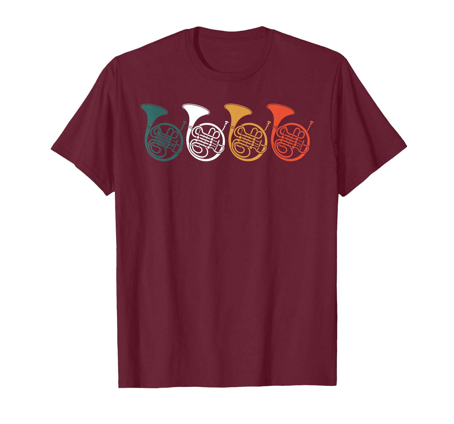 French Horn Novelty for Men Women Marching Band French Horn T-Shirt