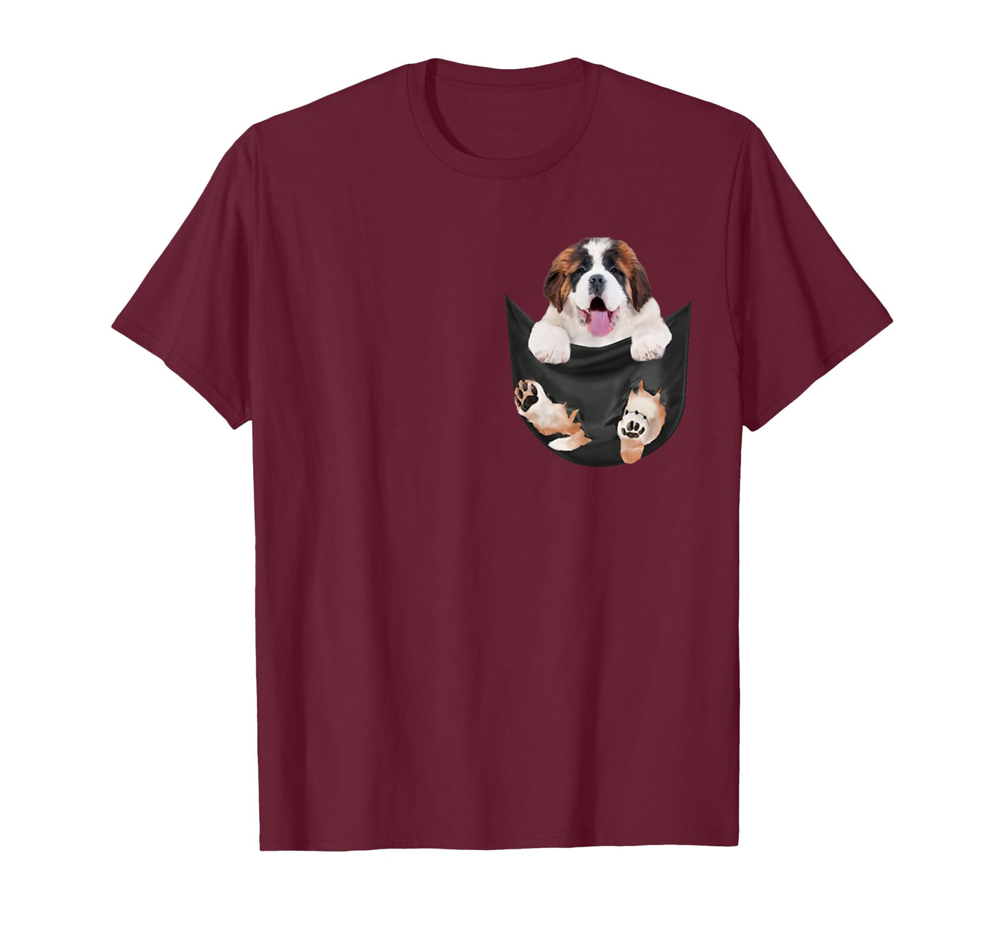 Funny Saint Bernard in Your Pocket for St. Bernard Lovers T-Shirt