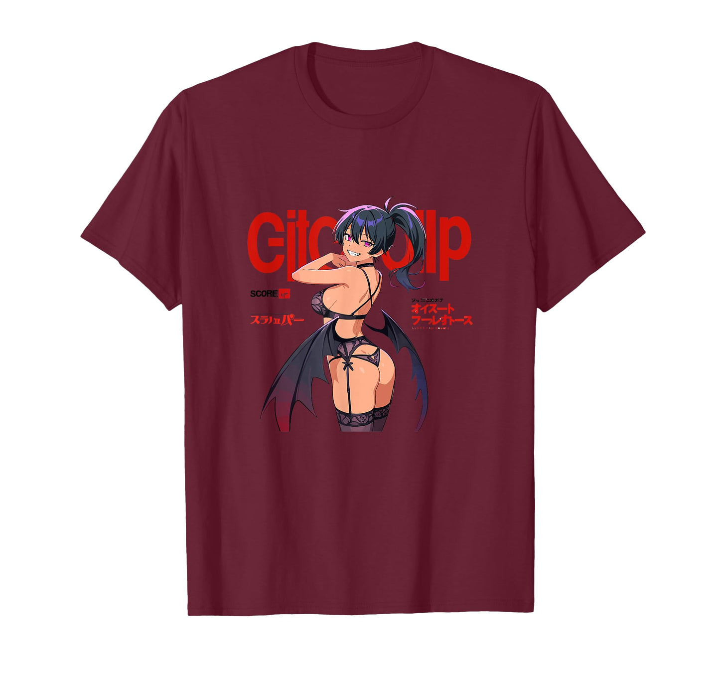 Waifu Sexy Anime Girl Vampire Japanese Style T-Shirt