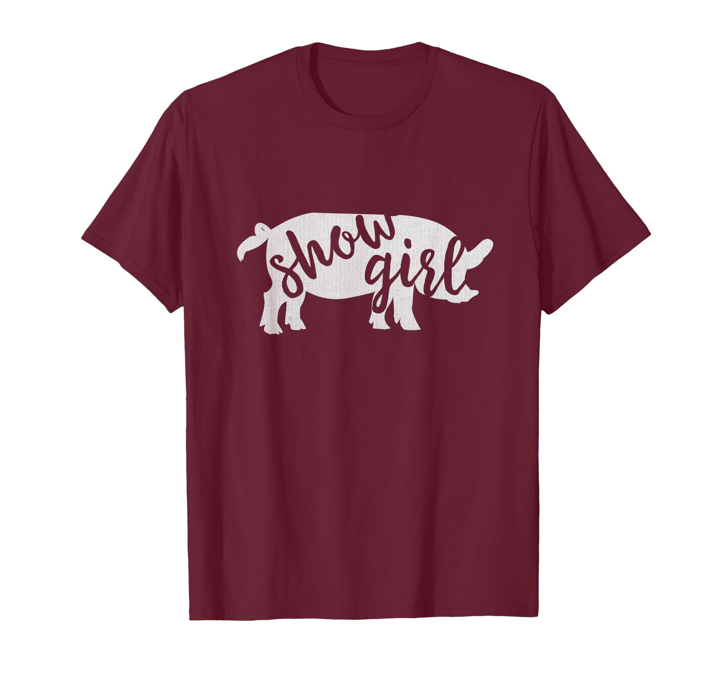 Cute Show Pig Girl T-Shirt