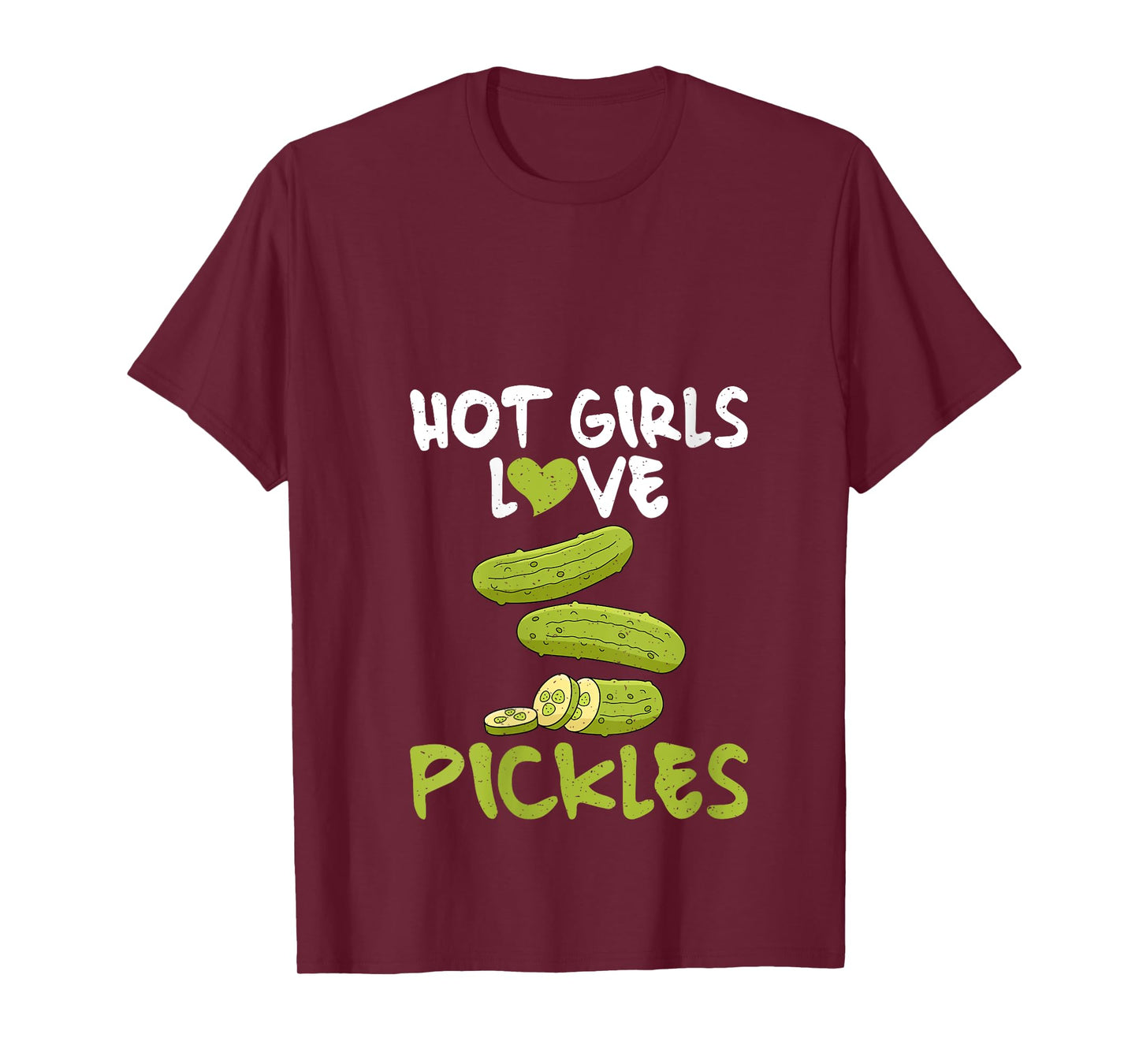 Hot Girls love Pickles V-Neck T-Shirt
