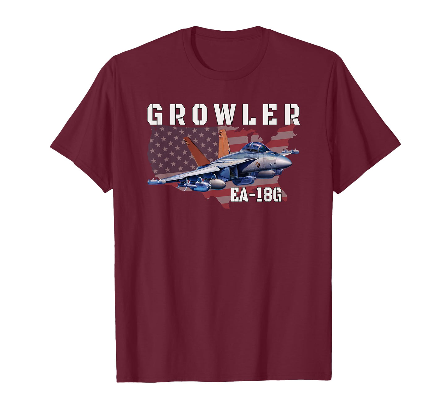 EA-18G Growler Electronic Warfare Aircraft Military Aviation T-Shirt