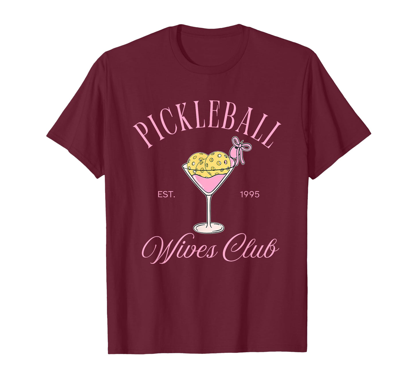 Pickleball Wives Club Funny Pickleball T-Shirt