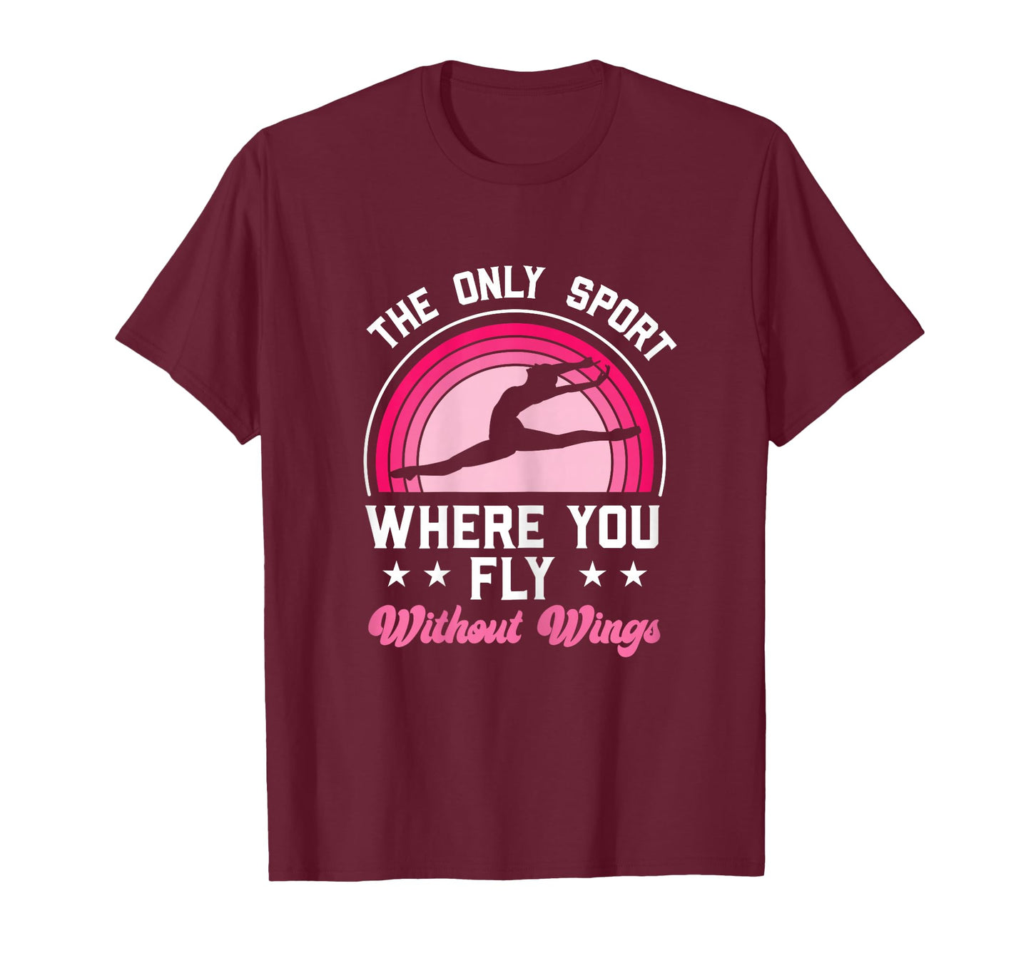 Gymnastics Girl Gymnast The Only Sport Where You Can Fly T-Shirt