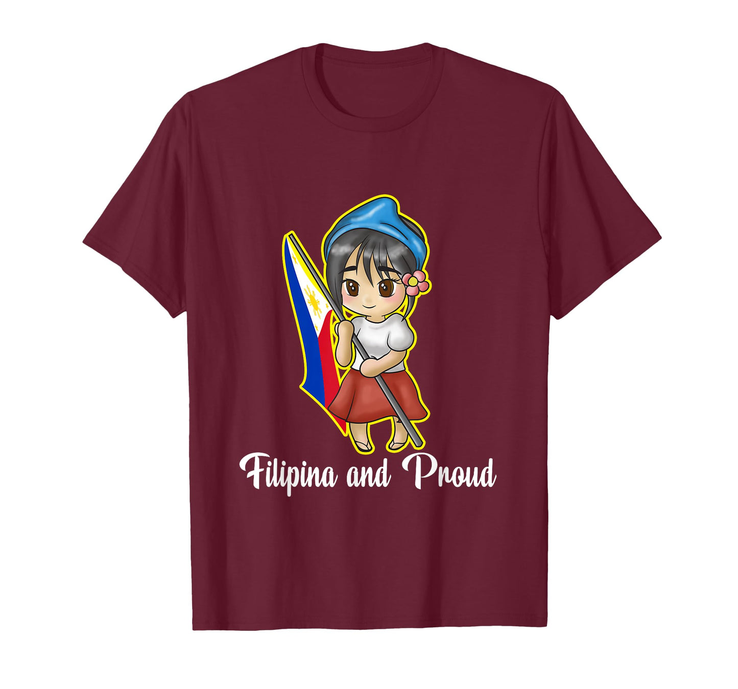 Philippines Pinay Filipina And Proud Filipino Flag Day T-Shirt