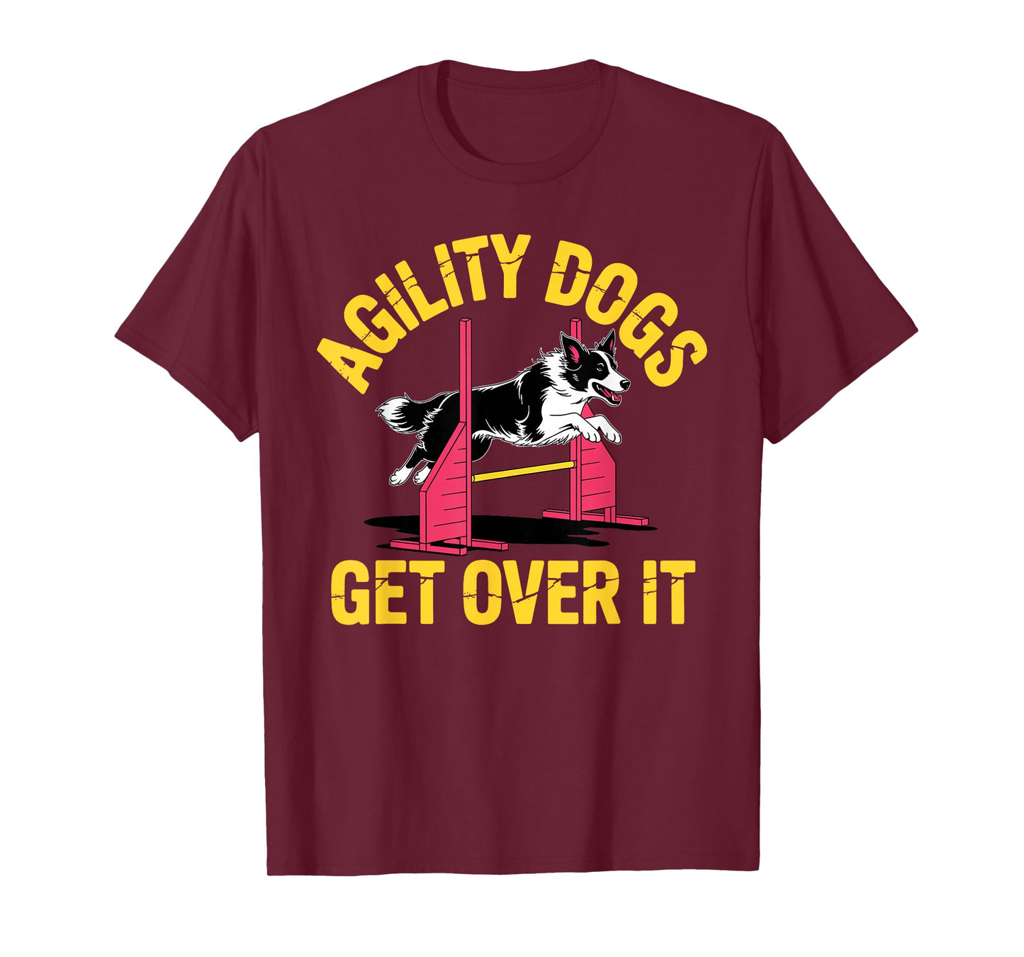 Dog Agility Art for Men Women Agility Training Dog Handler T-Shirt