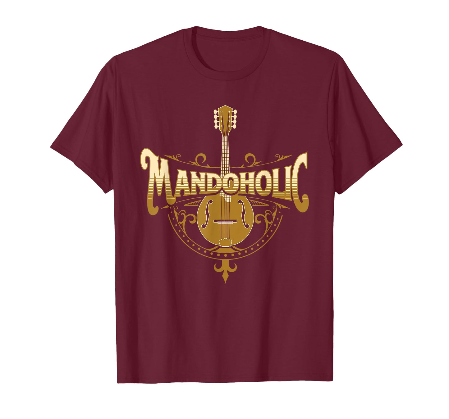 Mandaholic - Country Music Mandolin Musical Player Musicians T-Shirt