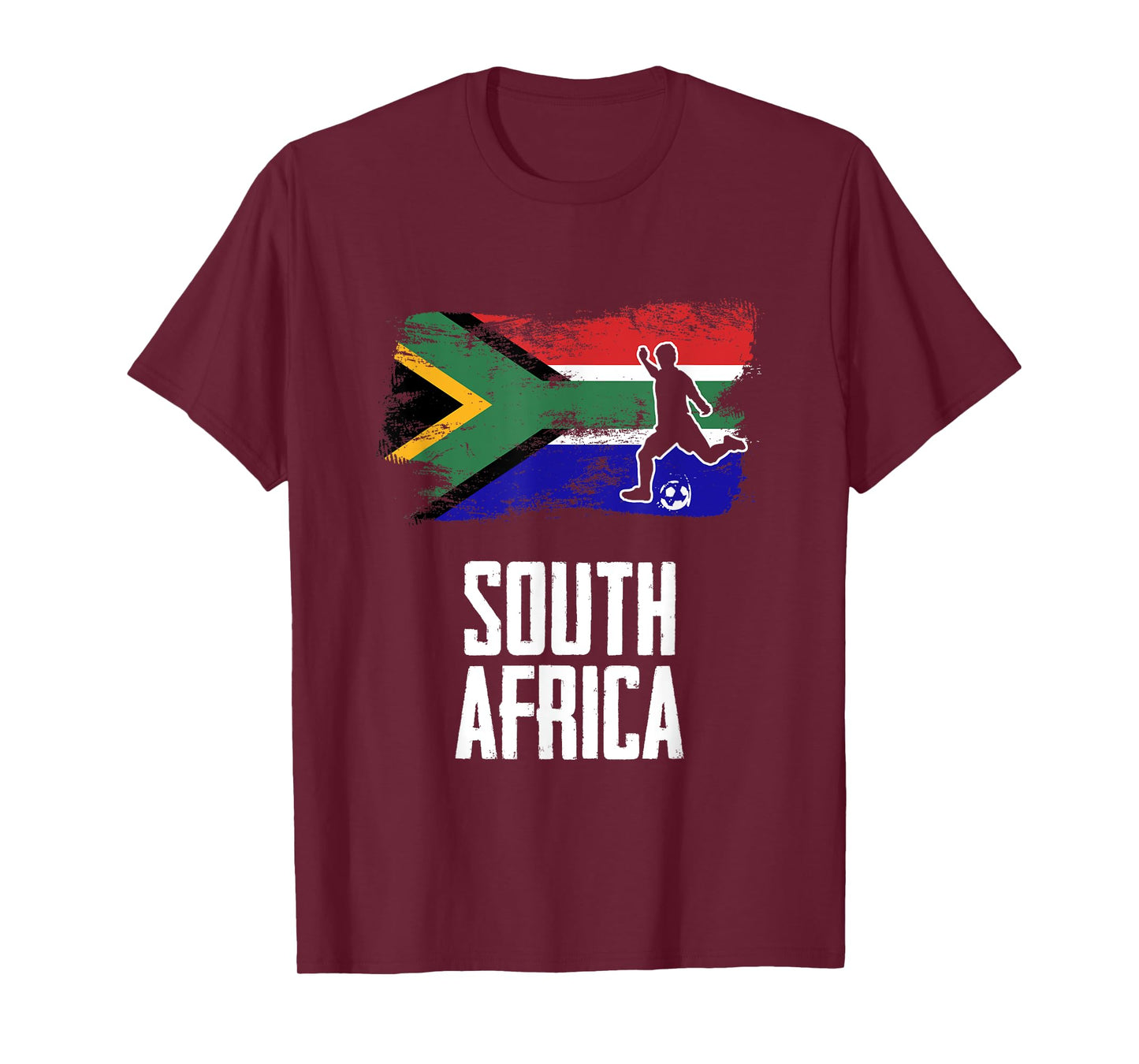 South Africa Flag Jersey South African Soccer Team T-Shirt