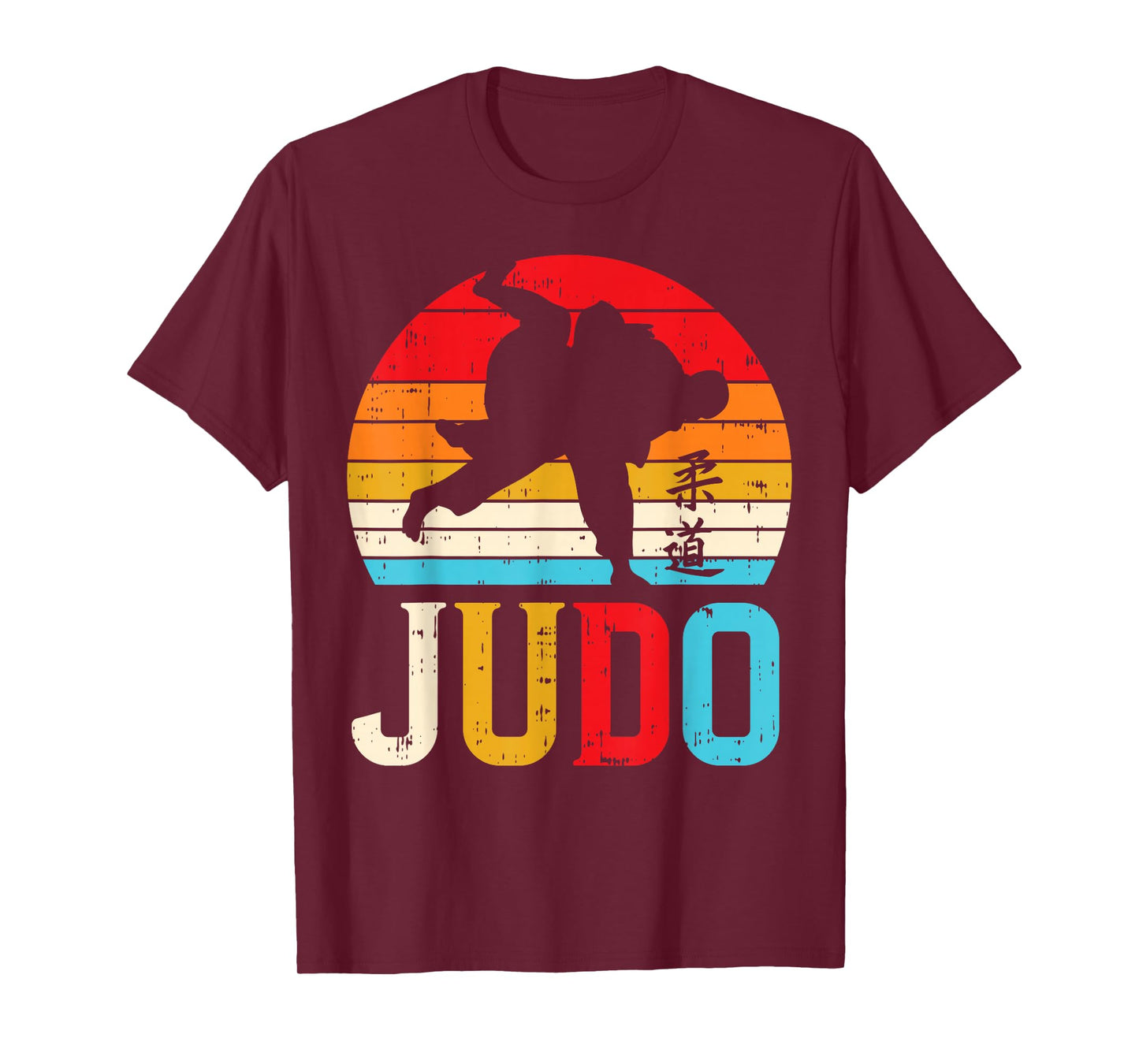 Judo Throw Retro Japanese Martial Arts Judoka Fighter Gift T-Shirt