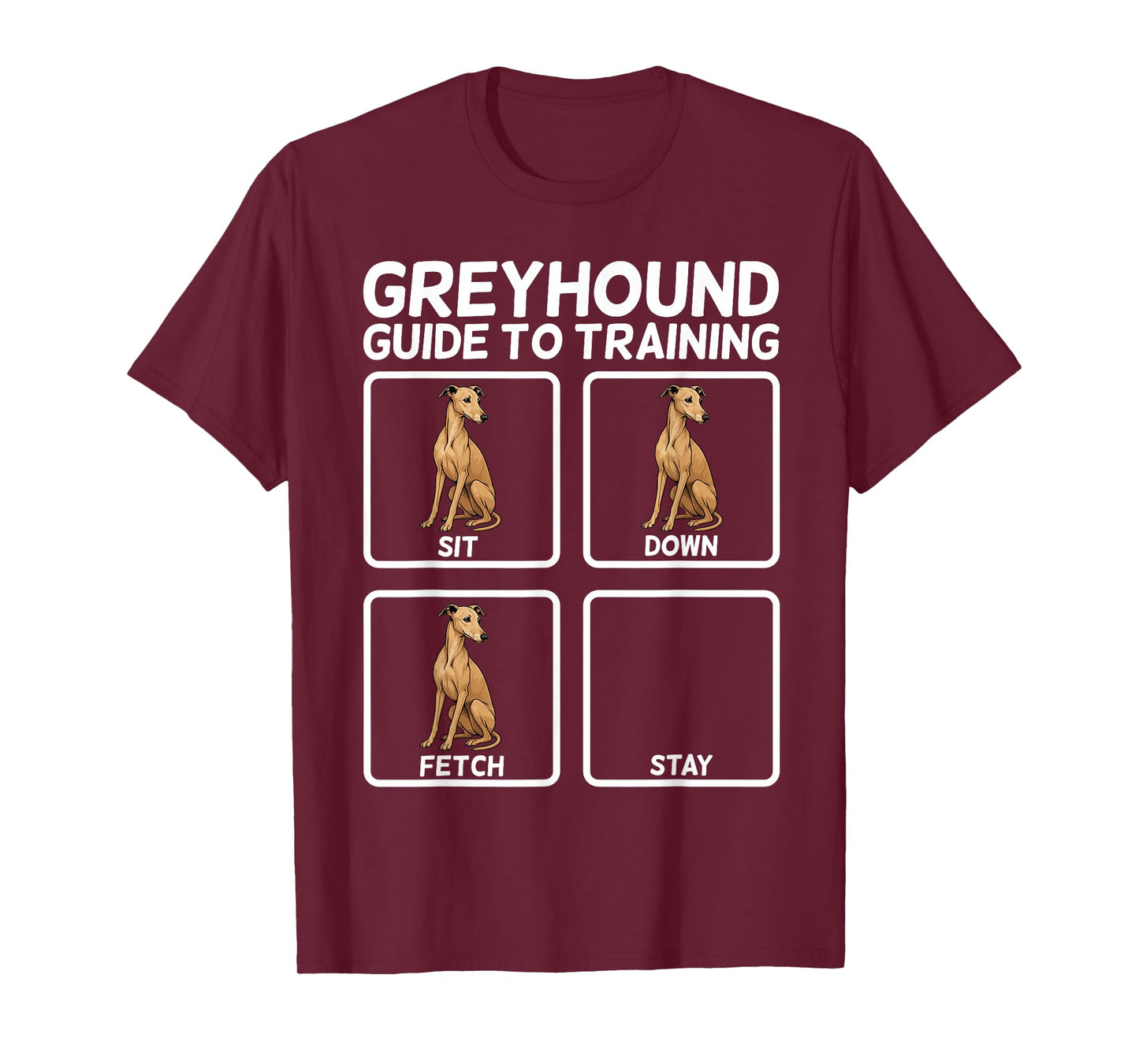 Funny Greyhound Art for Men Women Kids Puppy Greyhound Lover T-Shirt