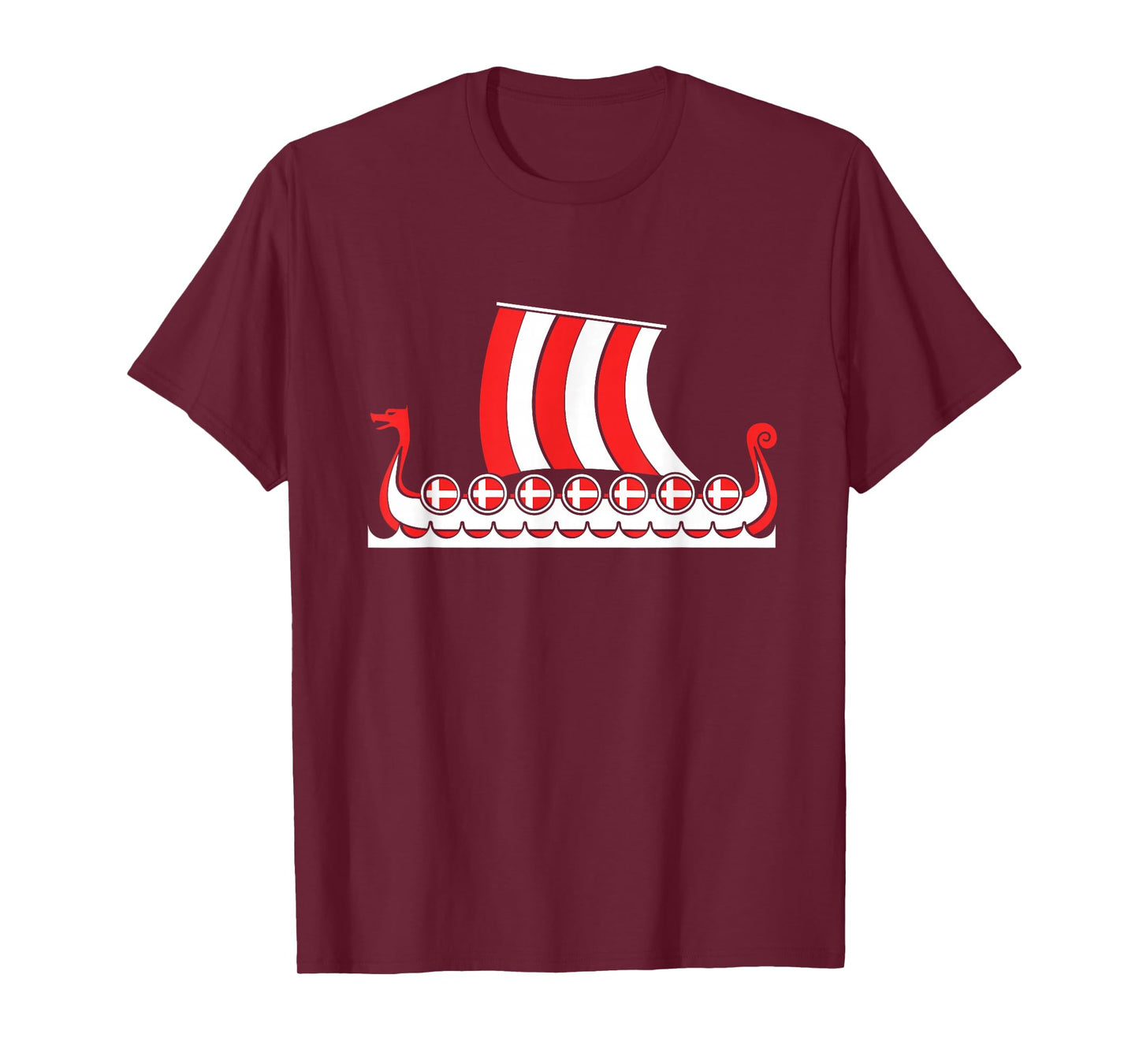 Danish Viking Ship Denmark Scandinavia Viking T-Shirt