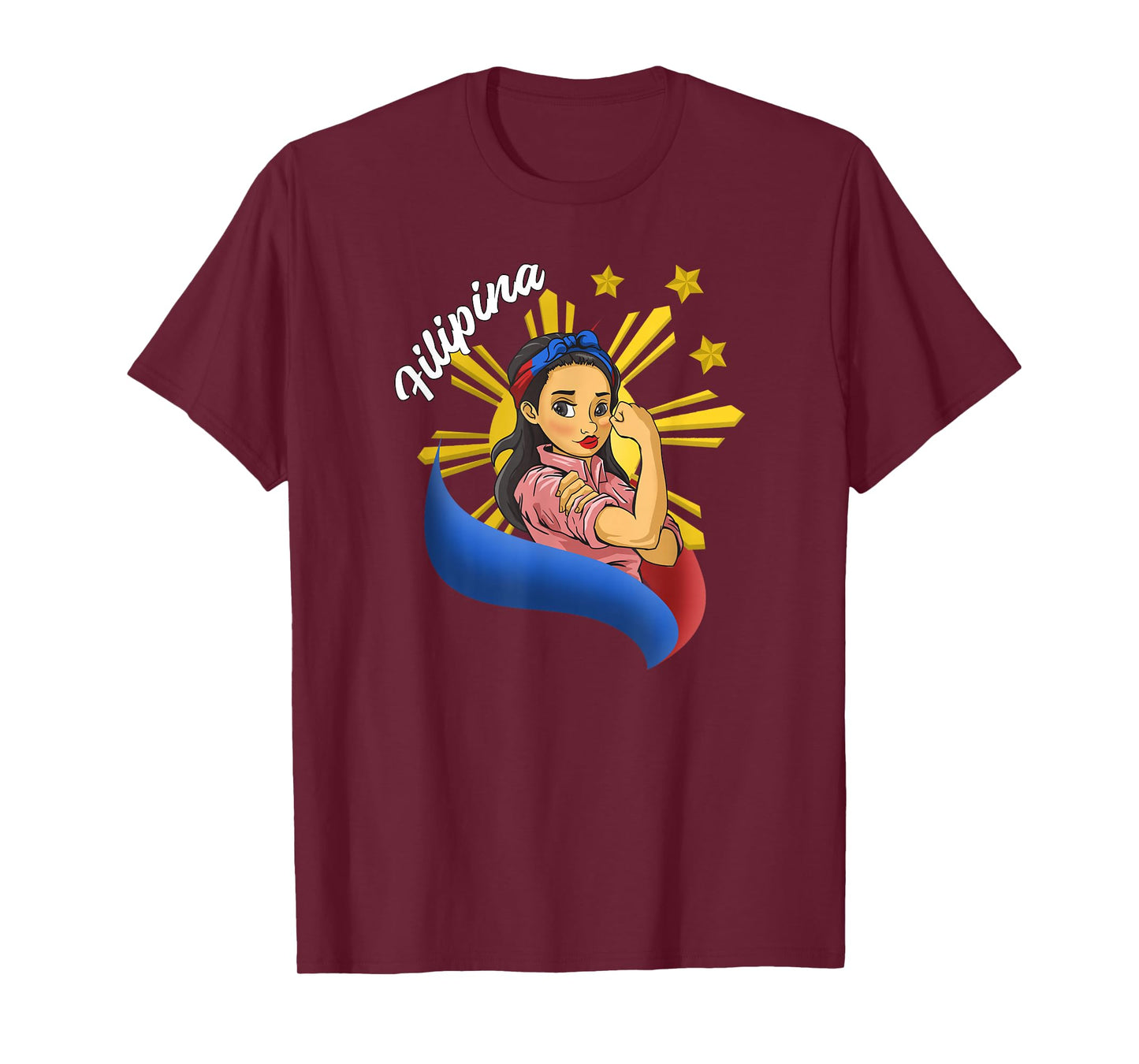 Philippines Pinay Filipina Filipino Flag Day Girl T-Shirt