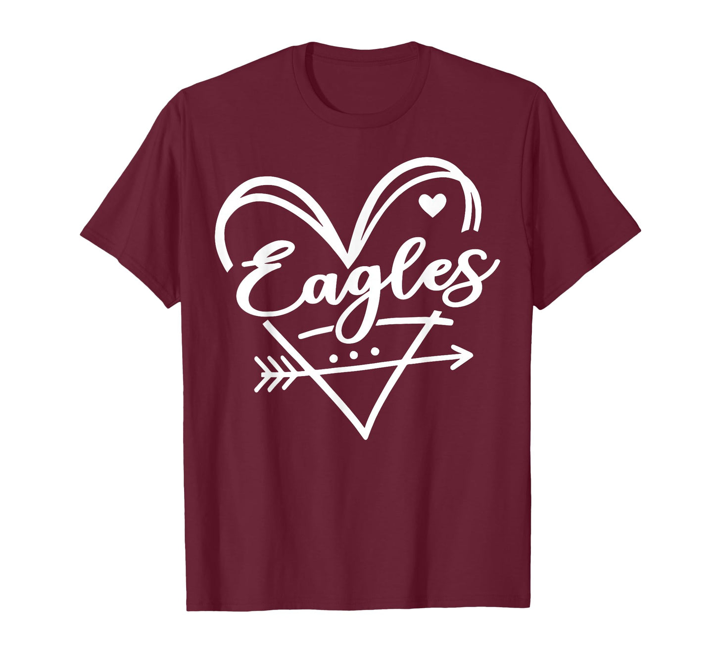 Retro Eagles Graphic Heart Classic Gift for Men Women Kids T-Shirt