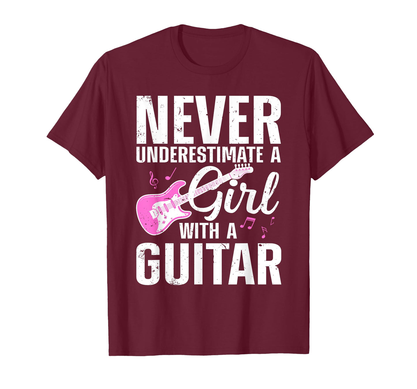 Best Guitar Gift Guitar Themed Stuff & Accessories Women Girls Guitarist Acoustic Guitar Lovers T-Shirt