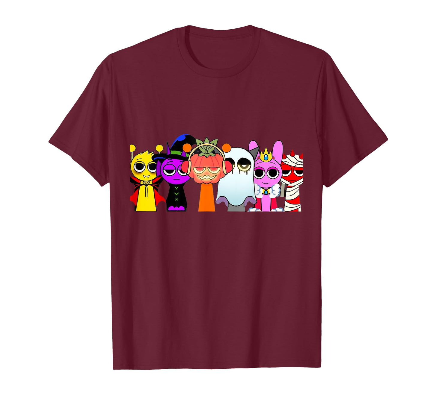 Sprunky Happy Halloween! | Simon Durple Oren Pinki Raddy T-Shirt