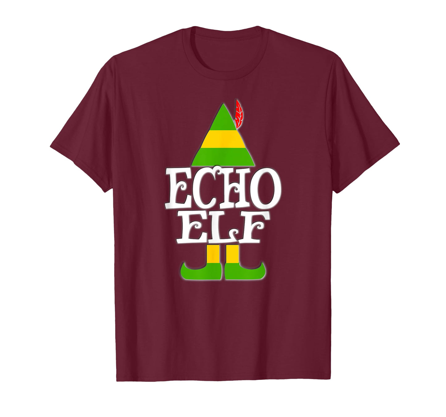 Echo Elf RDCS Cardiac Ultrasound Tech Christmas Sonographer T-Shirt