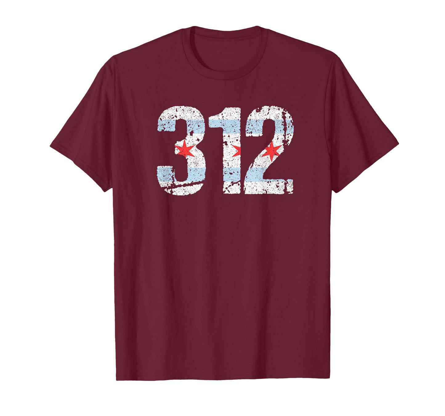 Chicago Shirt Chicago 312 Flag Area Code T Shirt City Pride T-Shirt