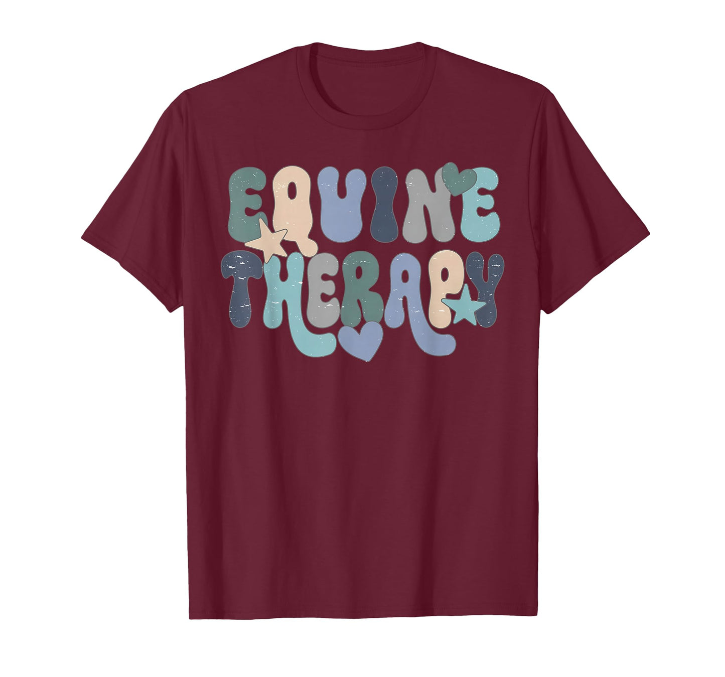 Vintage Equine Therapy Therapeutic Riding Instructor Horse T-Shirt
