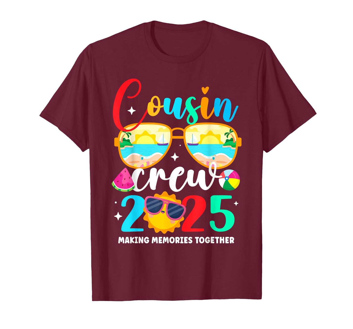 Cousin crew 2025 Summer Vacation Beach Family Trips Matching T-Shirt