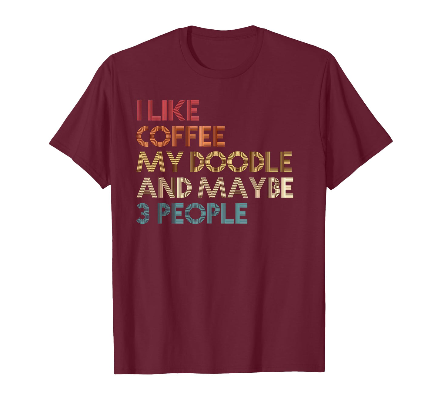 Goldendoodle Dog Owner Coffee Lovers Vintage Retro T-Shirt
